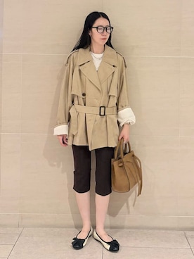 Mila Owenさん(レディース・160cm)の秋コーディネート