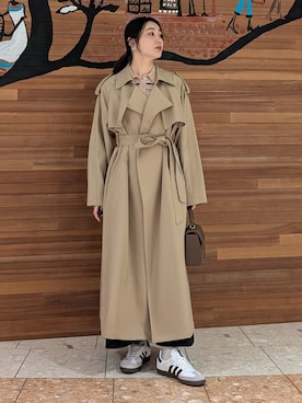 Mila Owenさん（レディース・156cm）の春コーディネート