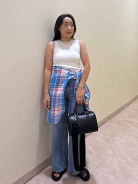 Mila Owenさん(レディース・155cm)の夏コーディネート