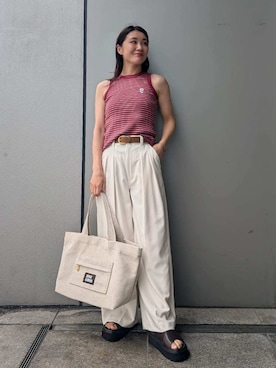 Mila Owenさん(レディース・156cm)の夏コーディネート