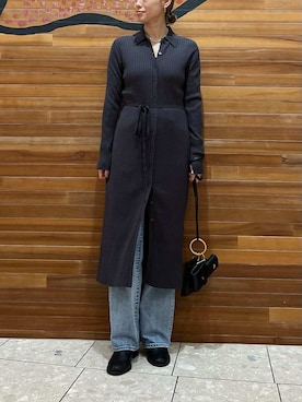 Mila Owenさん(レディース・158cm)の冬コーディネート