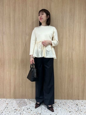 Mila Owenさん(レディース・161cm)の冬コーディネート