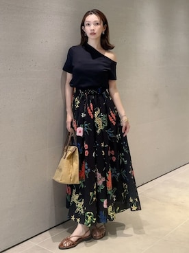 Mila Owenさん(レディース・159cm)の夏コーディネート