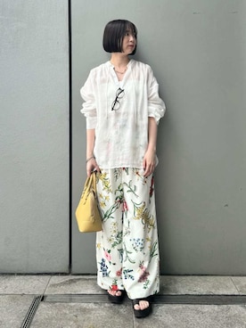 Mila Owenさん（レディース・153cm）の夏コーディネート