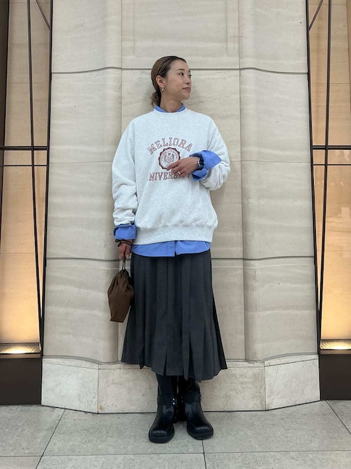 未使用品 ミラオーウェン バイカーミドルブーツ バイカーミドルブーツ（ブーツ）｜Mila Owen（ミラオーウェン