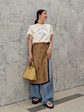 Mila Owenさん(レディース・156cm)の夏コーディネート