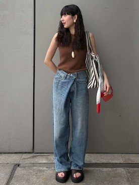 Mila Owenさん(レディース・162cm)の夏コーディネート