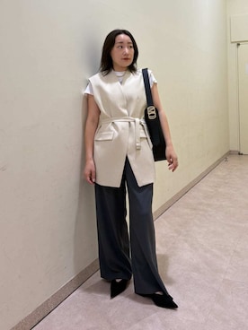 Mila Owenさん（レディース・155cm）の春コーディネート