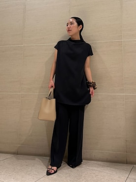 「アイテム（その他ヘアアクセサリー）」を使った、Mila Owenさん（レディース・151cm）の夏コーディネート