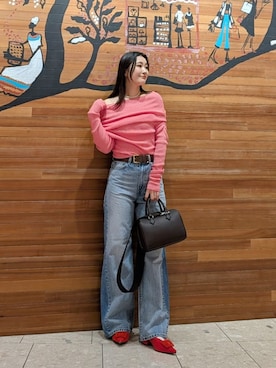 Mila Owenさん（レディース・156cm）の春コーディネート