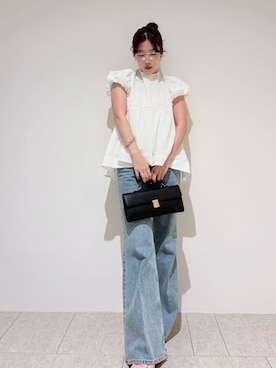 Mila Owenさん（レディース・155cm）の夏コーディネート