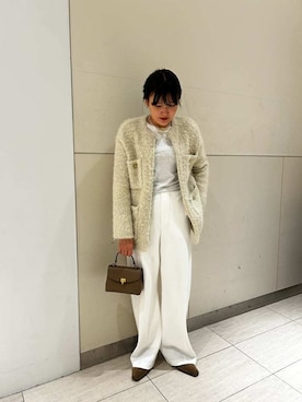 Mila Owenさん(レディース・158cm)の冬コーディネート