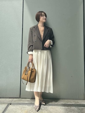 Mila Owenさん(レディース・165cm)の秋コーディネート