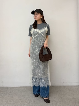 Mila Owenさん(レディース・162cm)の夏コーディネート