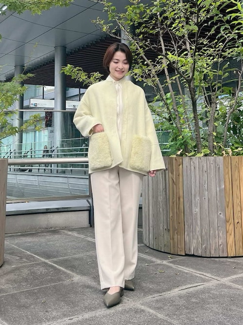 セットアップ対応】ワンタックストレートパンツ（その他パンツ