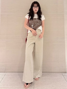 Mila Owenさん(レディース・155cm)の夏コーディネート