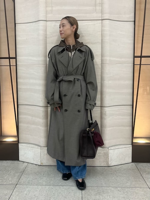 新品　ミラオーウェン　ボリューム袖 トレンチコート オーバーサイズトレンチコート(トレンチコート)｜アウター｜Mila