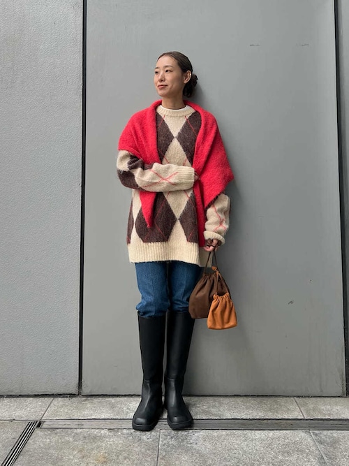 テレコクルーネックプルオーバー（Tシャツ/カットソー）｜Mila Owen