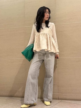 Mila Owenさん（レディース・155cm）の春コーディネート