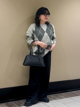 Mila Owenさん(レディース・157cm)の冬コーディネート