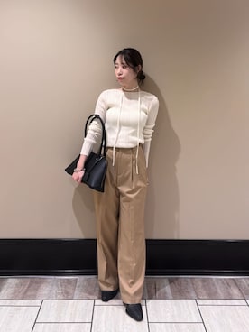 Mila Owenさん（レディース・150cm）の冬コーディネート