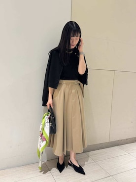 Mila Owenさん（レディース・163cm）の春コーディネート