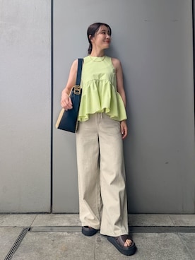 Mila Owenさん(レディース・156cm)の夏コーディネート