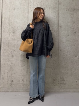 「Mila Owen（ミラオーウェン）のアイテム（パンプス）」を使った、Mila Owenさん（レディース・152cm）の秋コーディネート