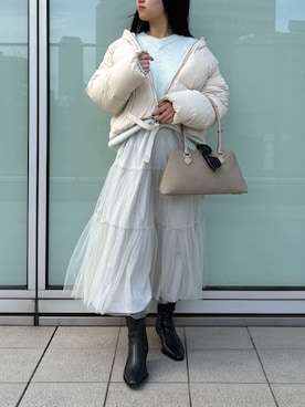 Mila Owenさん(レディース・161cm)の冬コーディネート