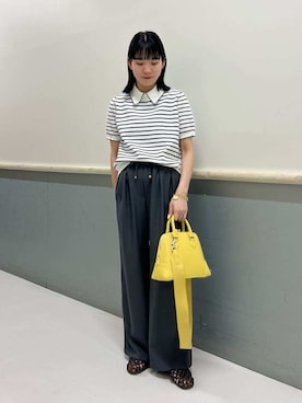 Mila Owenさん（レディース・156cm）の春コーディネート