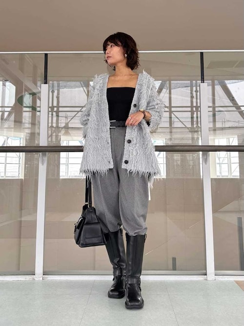 未使用品 ミラオーウェン バイカーミドルブーツ バイカーミドルブーツ（ブーツ）｜Mila Owen（ミラオーウェン