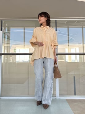 Mila Owenさん（レディース・160cm）の春コーディネート