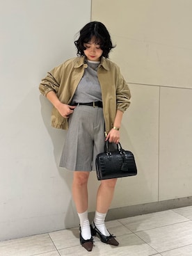 Mila Owenさん（レディース・157cm）の春コーディネート