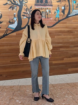 Mila Owenさん（レディース・156cm）の春コーディネート