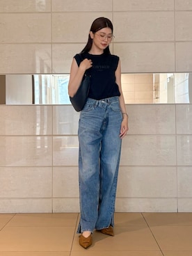 Mila Owenさん（レディース・169cm）の夏コーディネート