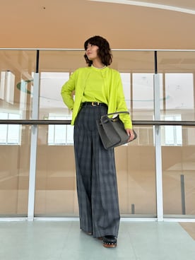 Mila Owenさん（レディース・160cm）の冬コーディネート