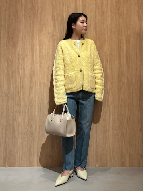 テレコクルーネックプルオーバー（Tシャツ/カットソー）｜Mila Owen