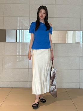 Mila Owenさん(レディース・169cm)の夏コーディネート