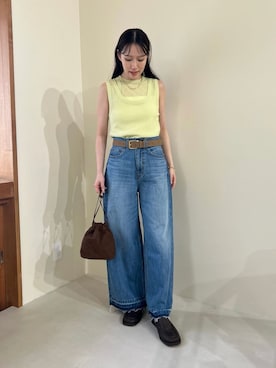 Mila Owenさん（レディース・158cm）の夏コーディネート