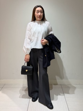 Mila Owenさん（レディース・155cm）の冬コーディネート