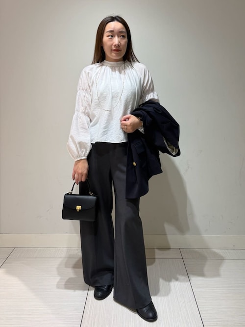 セール】ギャザーバックリボンブラウス（シャツ/ブラウス）｜Mila Owen