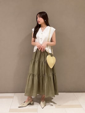 Mila Owenさん(レディース・160cm)の夏コーディネート