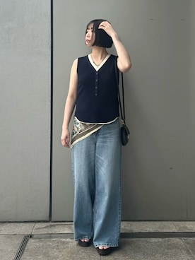 Mila Owenさん（レディース・153cm）の夏コーディネート