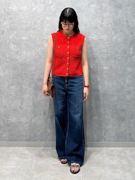 Mila Owenさん(レディース・155cm)の夏コーディネート