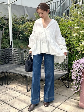 Mila Owenさん(レディース・159cm)の春コーディネート