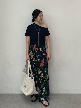 Mila Owenさん(レディース・158cm)の夏コーディネート