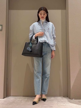 Mila Owenさん(レディース・169cm)の冬コーディネート