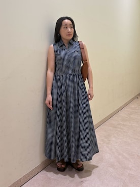 「Mila Owen（ミラオーウェン）のアイテム（イヤリング）」を使った、Mila Owenさん（レディース・155cm）の春コーディネート