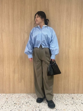 Mila Owenさん(レディース・157cm)の冬コーディネート