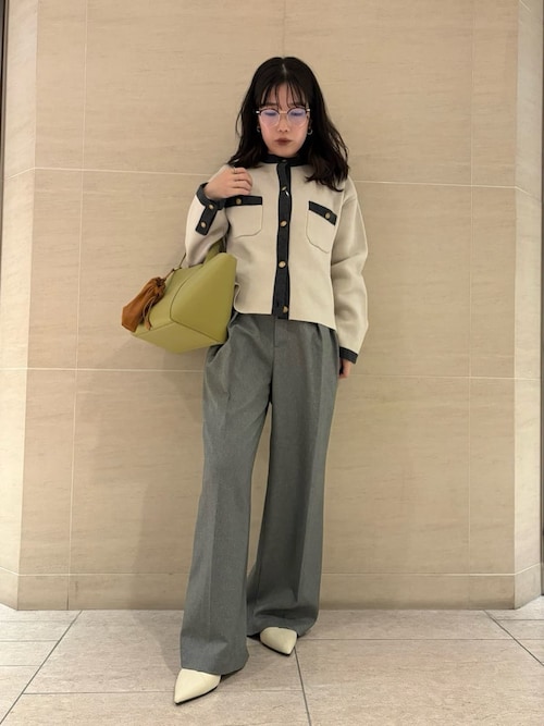 【MilaOwen】フェイス金釦カーディガン Mila Owen カーディガン フェイス金釦カーデ レディース